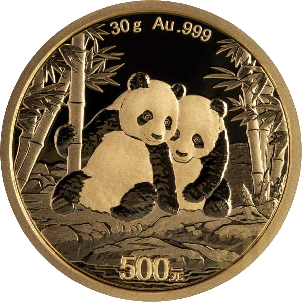 China Panda Goud 30 gram 2026 BU 1