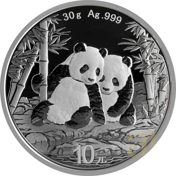 China Panda Zilver 30 Gram 2026 BU 1