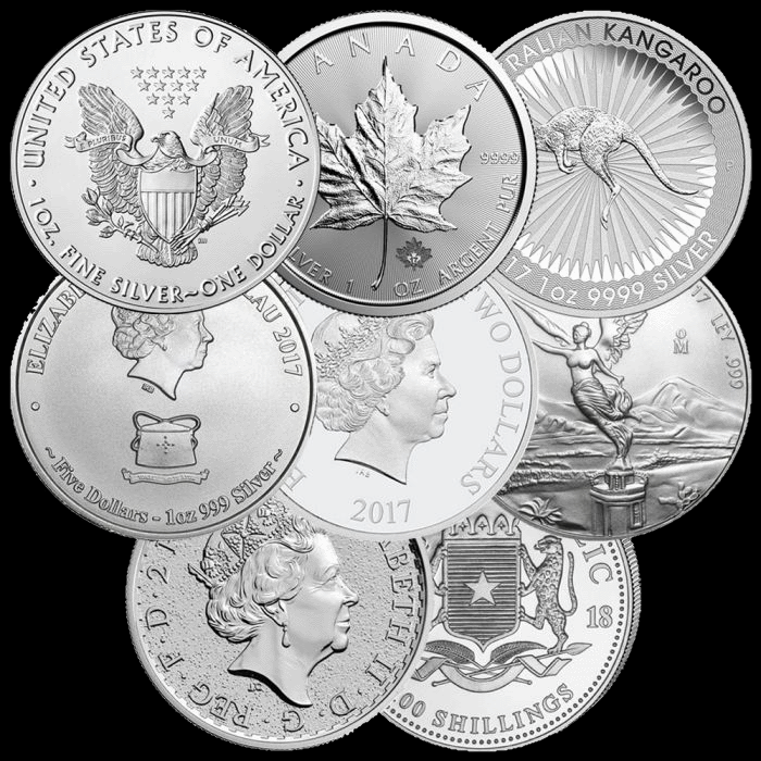 Prijsevoluties zilveren munten | Europese