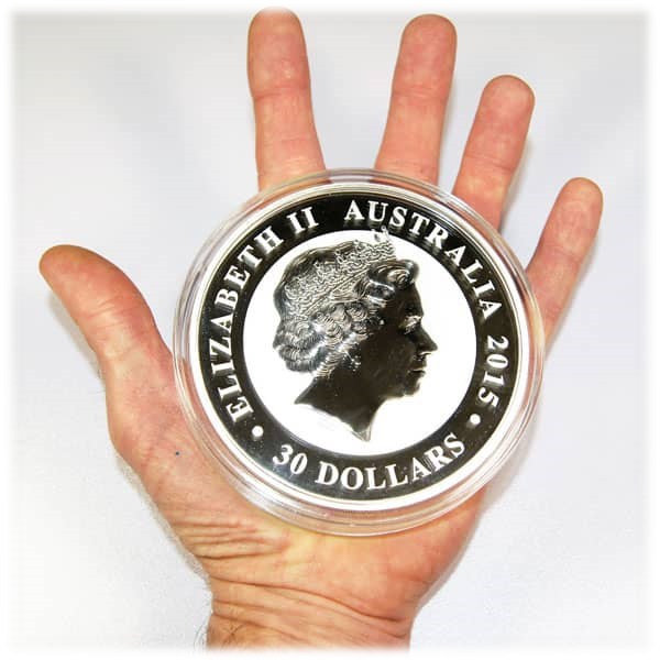 Monumentaal atoom censuur Zilveren Munten 1 kilo